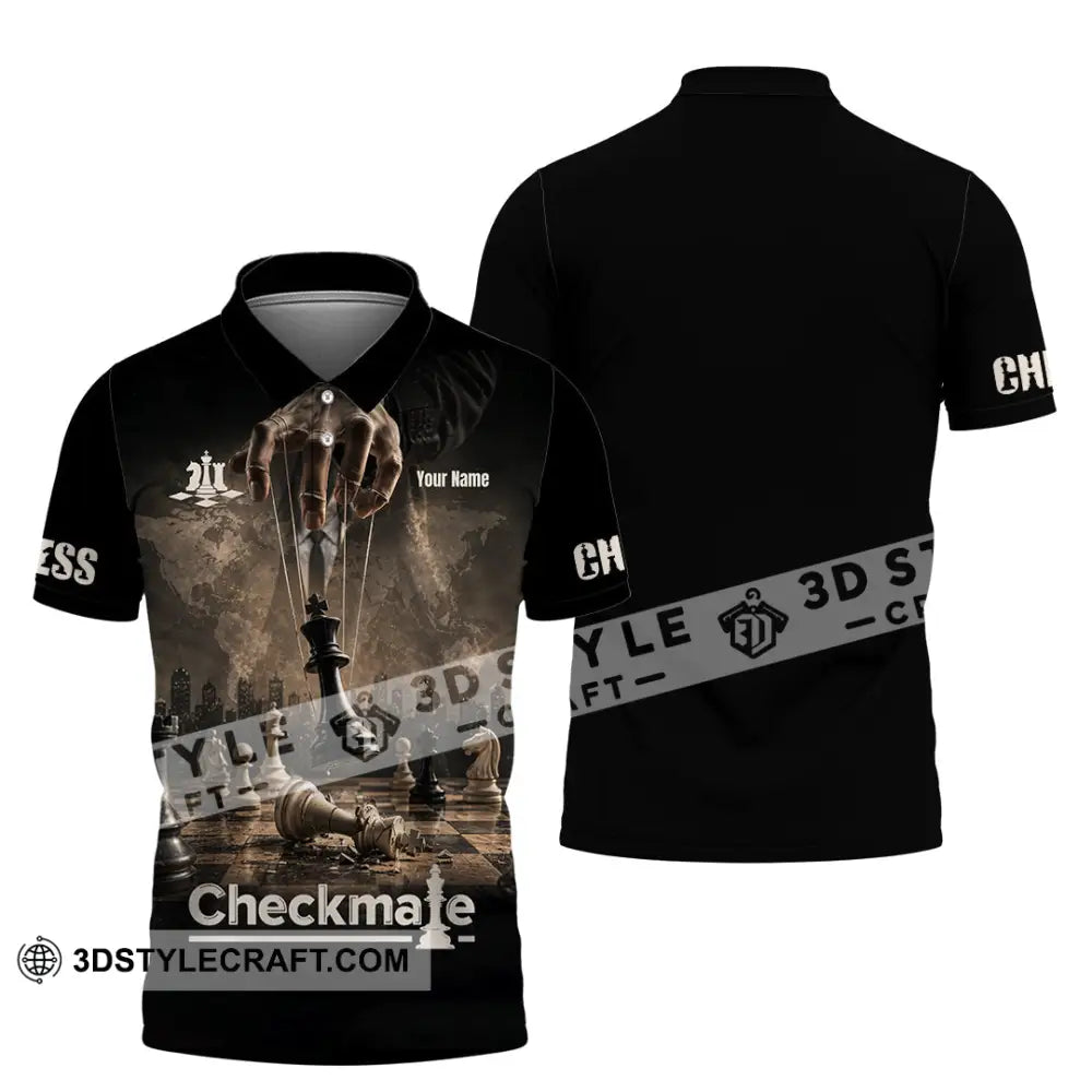 Unisex Shirt - Custom Chess Checkmate Shirt - Polo Shirt / S - T-shirt