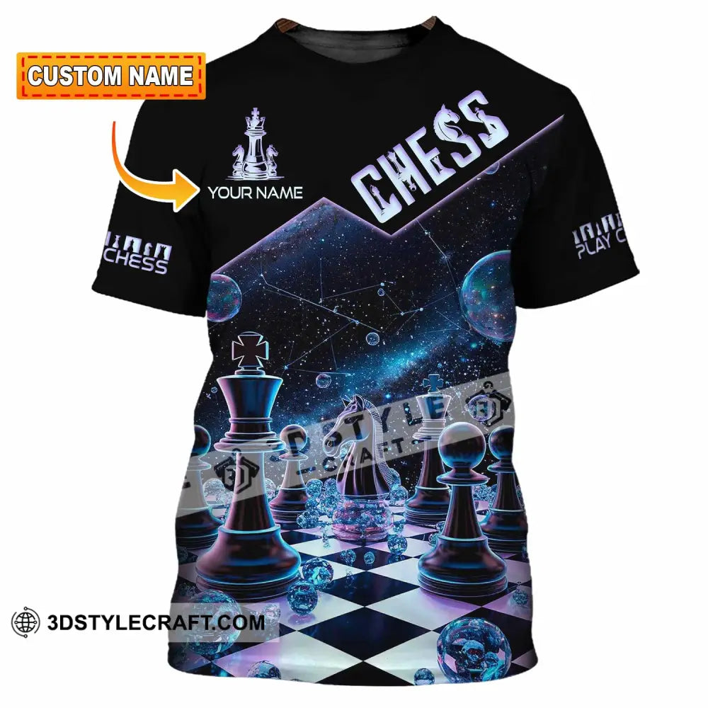 Unisex Shirt - Custom Chess Galaxy Sport Shirt T-shirt