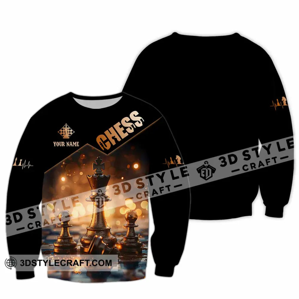 Unisex Shirt - Custom Chess Shirt Long Sleeve / S T-shirt