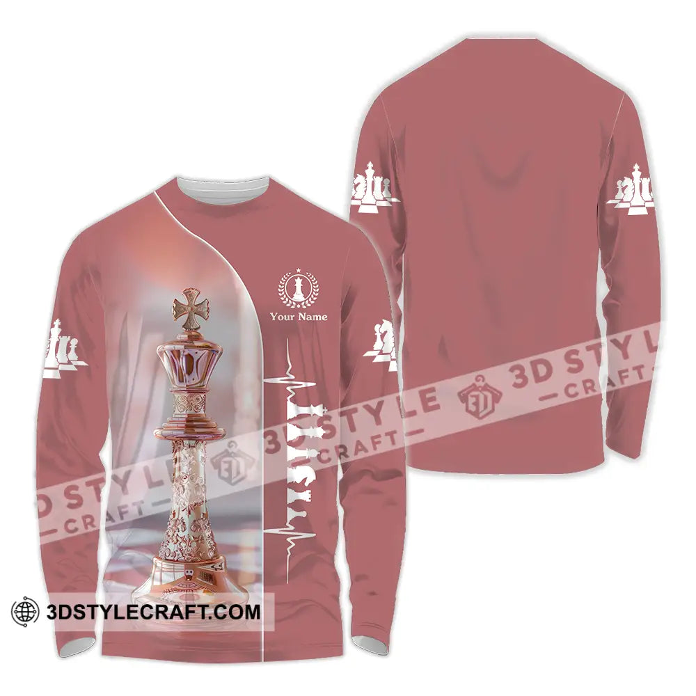 Unisex Shirt Custom Chess Shirt Long Sleeve Shirt / S T shirt