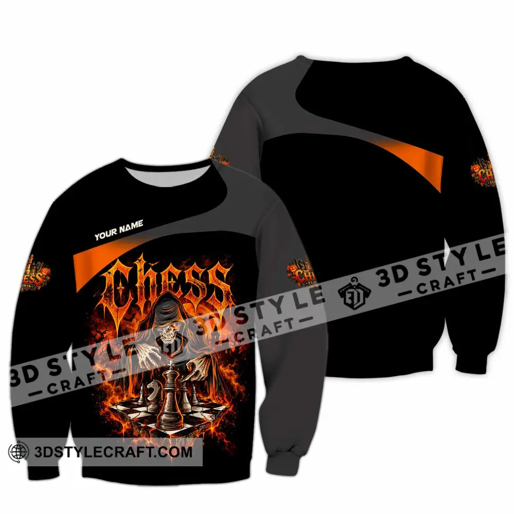 Unisex Shirt - Custom Chess Shirt - Long Sleeve / S - T-shirt