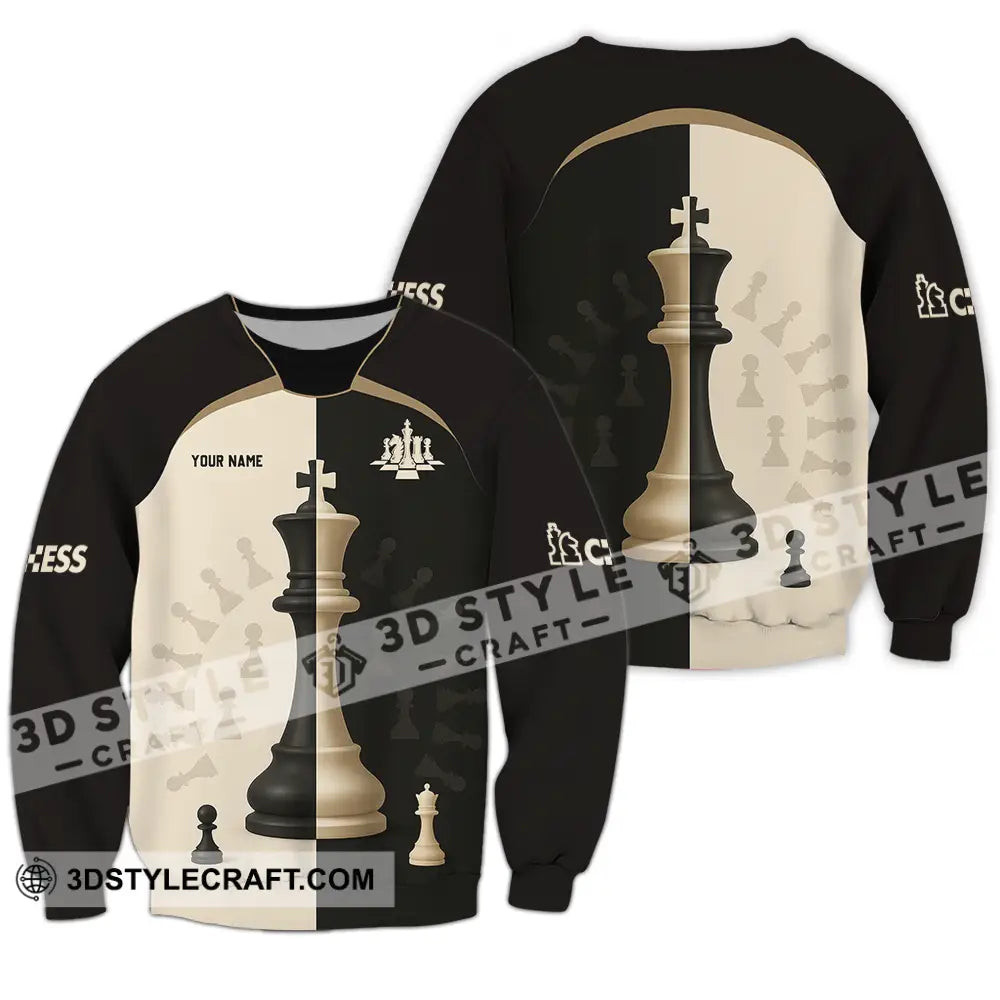 Unisex Shirt - Custom Chess Lover Shirt International Chess Day Long Sleeve / S T-shirt