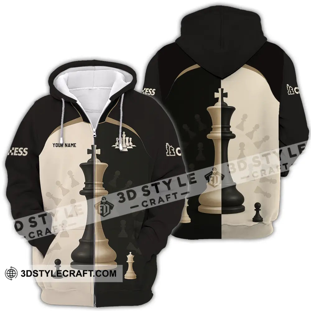 Unisex Shirt - Custom Chess Lover Shirt International Chess Day Zipper Hoodie / S T-shirt