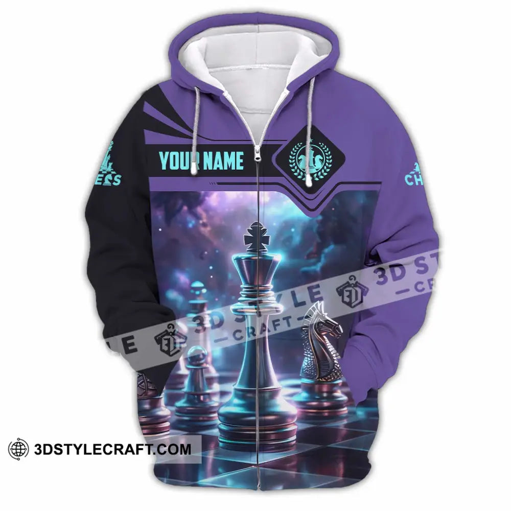 Unisex Shirt - Custom Chess Player Shirt Zipper Hoodie / S T-shirt