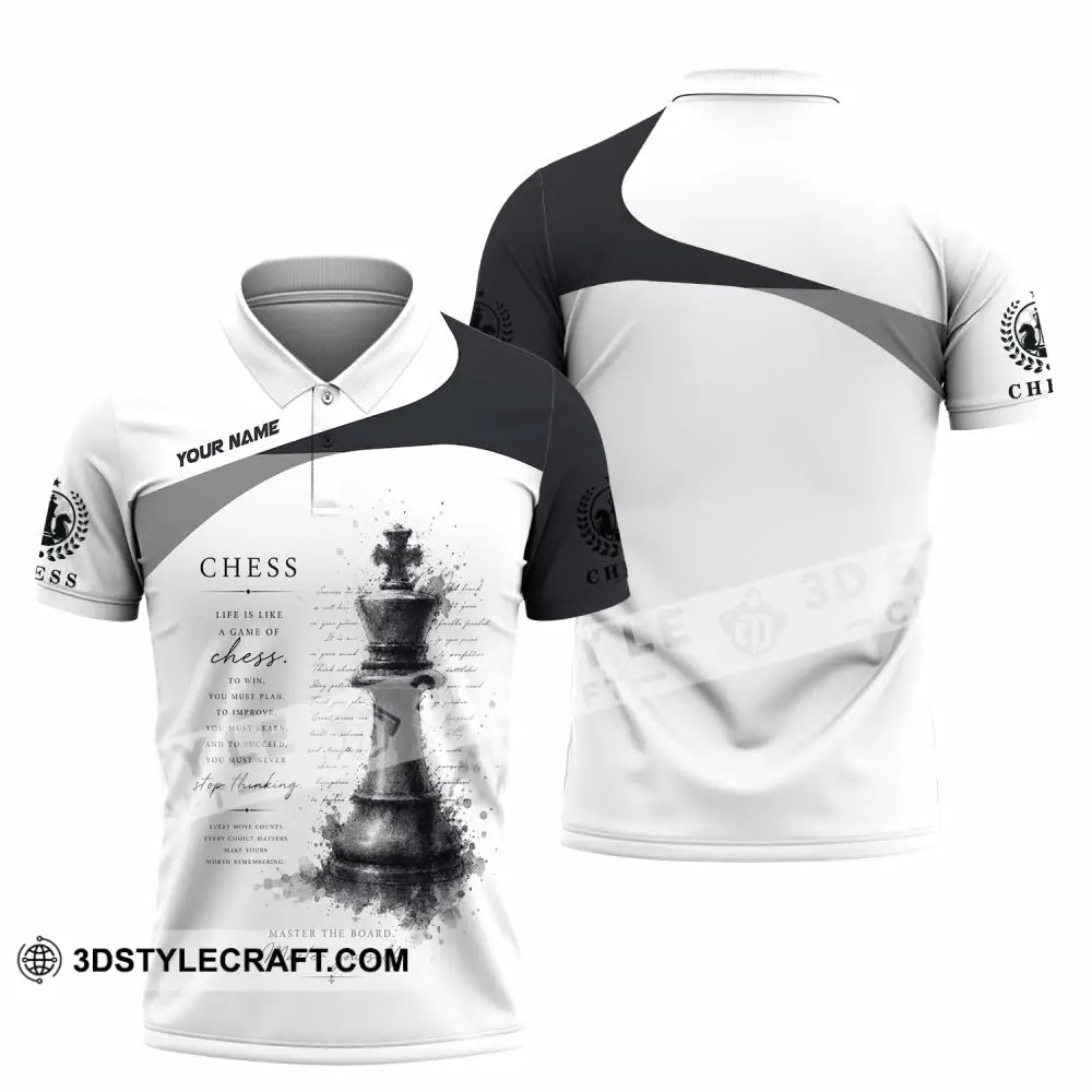Unisex Shirt - Custom Chess Shirt - Polo Shirt / S - T-shirt