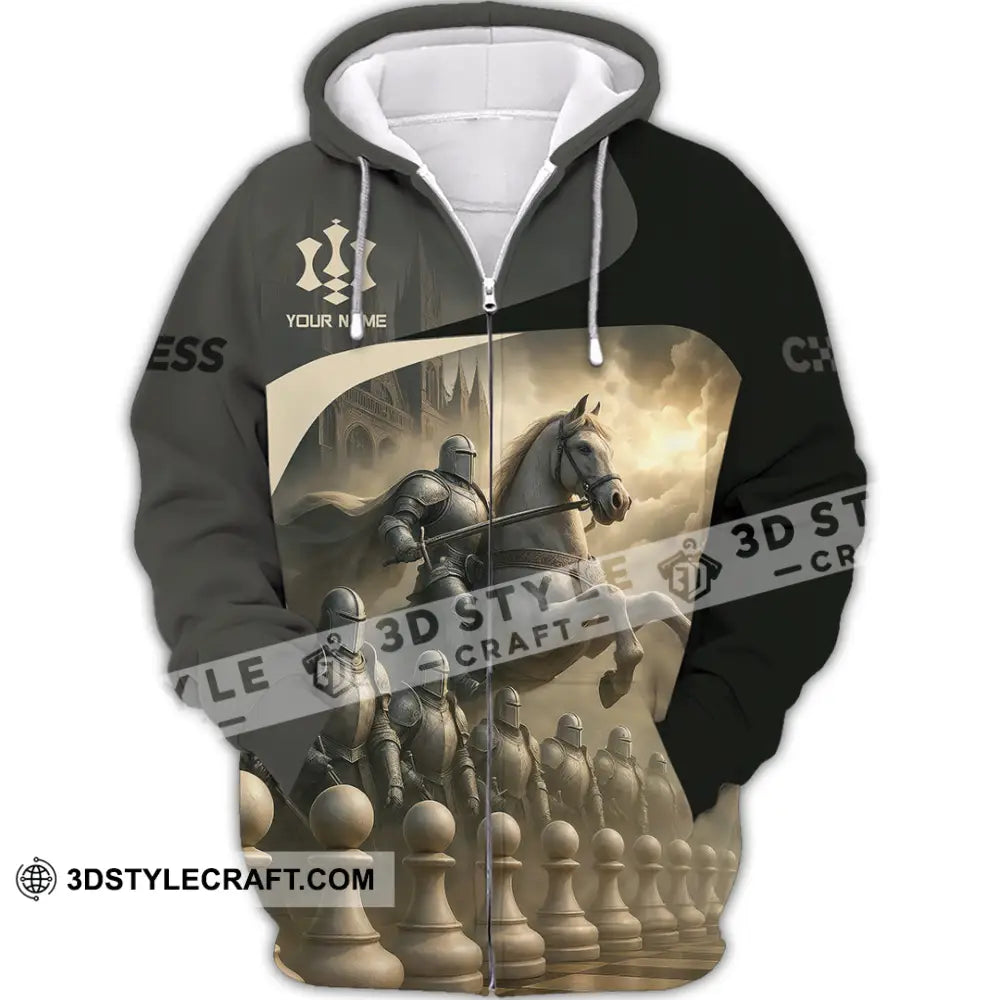 Unisex Shirt - Custom Chess Sport Shirt Zipper Hoodie / S T-shirt