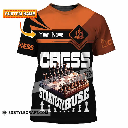 Unisex Shirt Custom Chess Strategy Ruse Shirt T shirt