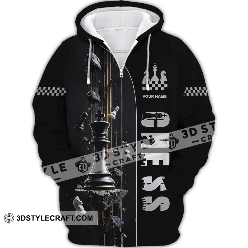 Unisex Shirt - Custom Chess Shirt - Zipper Hoodie / S - T-shirt