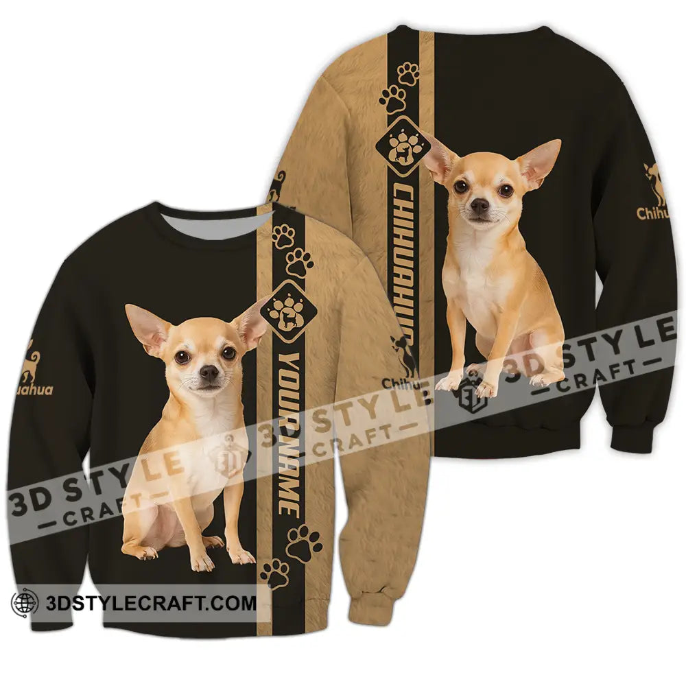Unisex Shirt - Custom Chihuahua Shirt Long Sleeve / S T-shirt