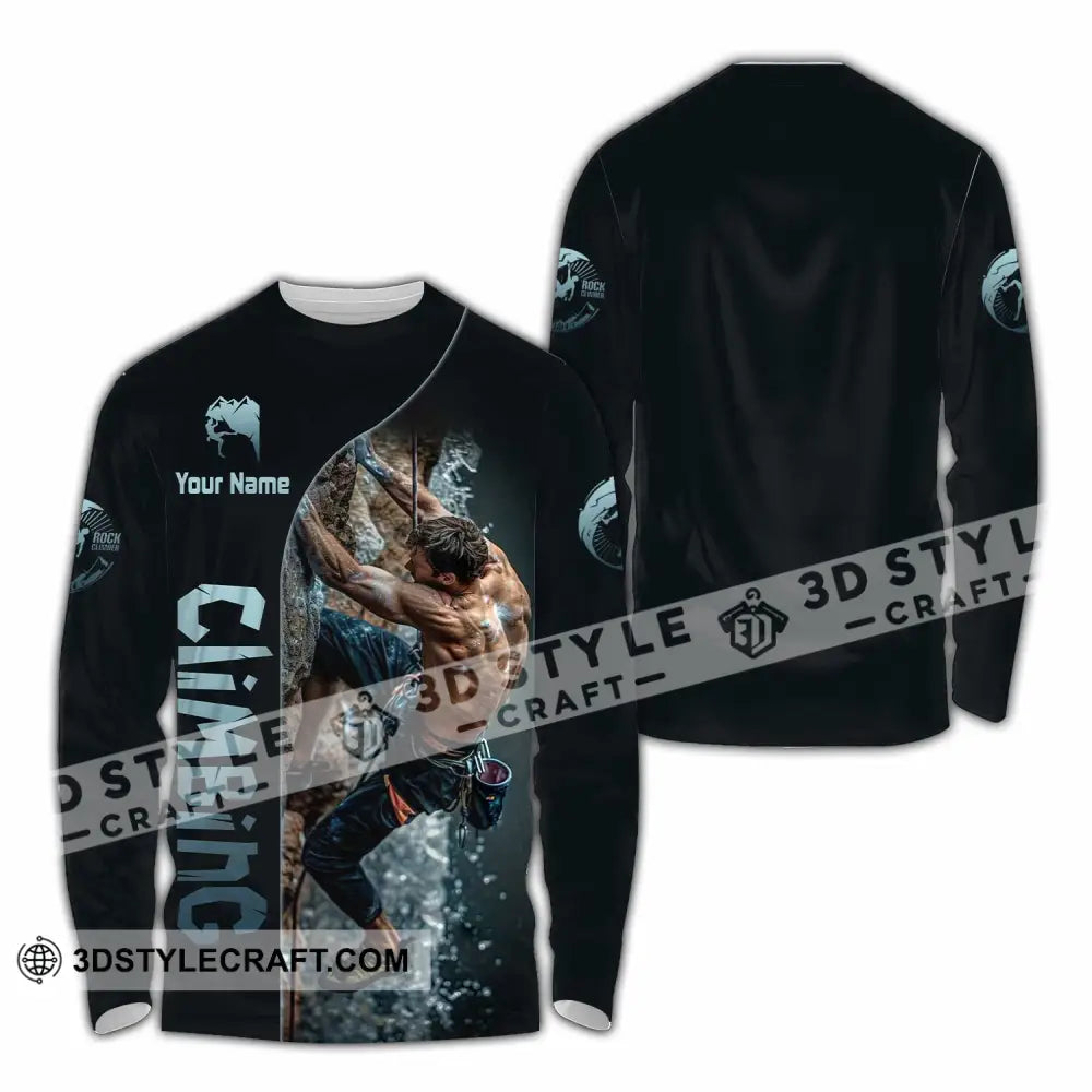 Unisex Shirt - Custom Climbing Shirt - Long Sleeve Shirt / S - T-shirt