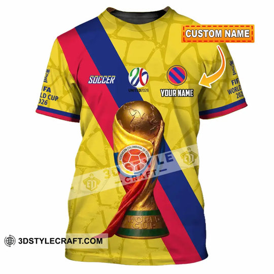 Unisex Shirt - Custom Colombia 3D Shirt style option 1