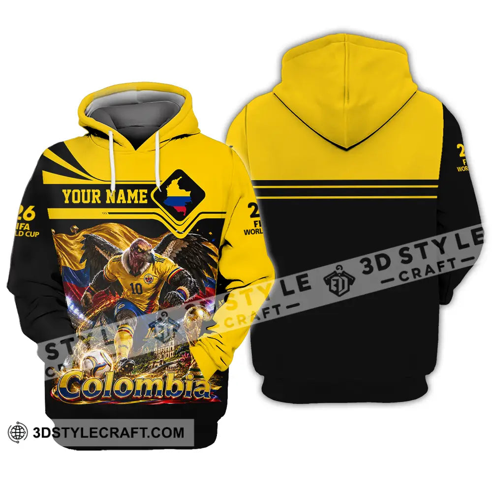 Unisex Shirt - Custom Colombia World Cup 2026 Shirt - Hoodie / S - T-shirt