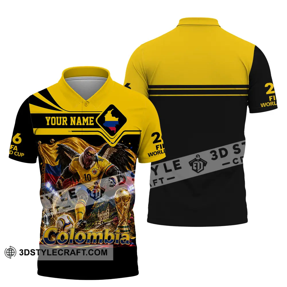 Unisex Shirt - Custom Colombia World Cup 2026 Shirt - Polo Shirt / S - T-shirt