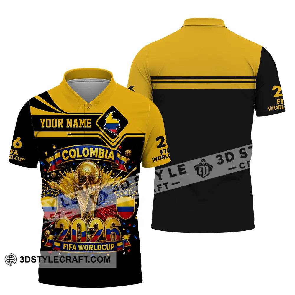 Unisex Shirt - Custom Colombia World Cup 2026 Shirt - Polo Shirt / S - T-shirt