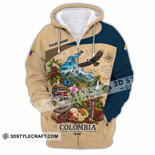 Unisex Shirt - Custom Colombia Shirt style option 3