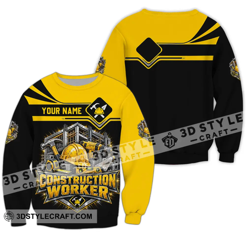 Unisex Shirt - Custom Construction Worker Shirt - Long Sleeve / S - T-shirt
