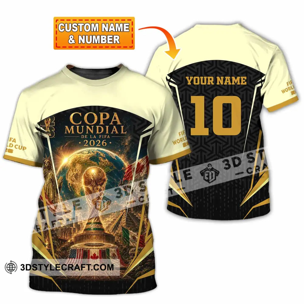 Unisex Shirt - Custom Copa Mundial World Cup 2026 Shirt - T-shirt