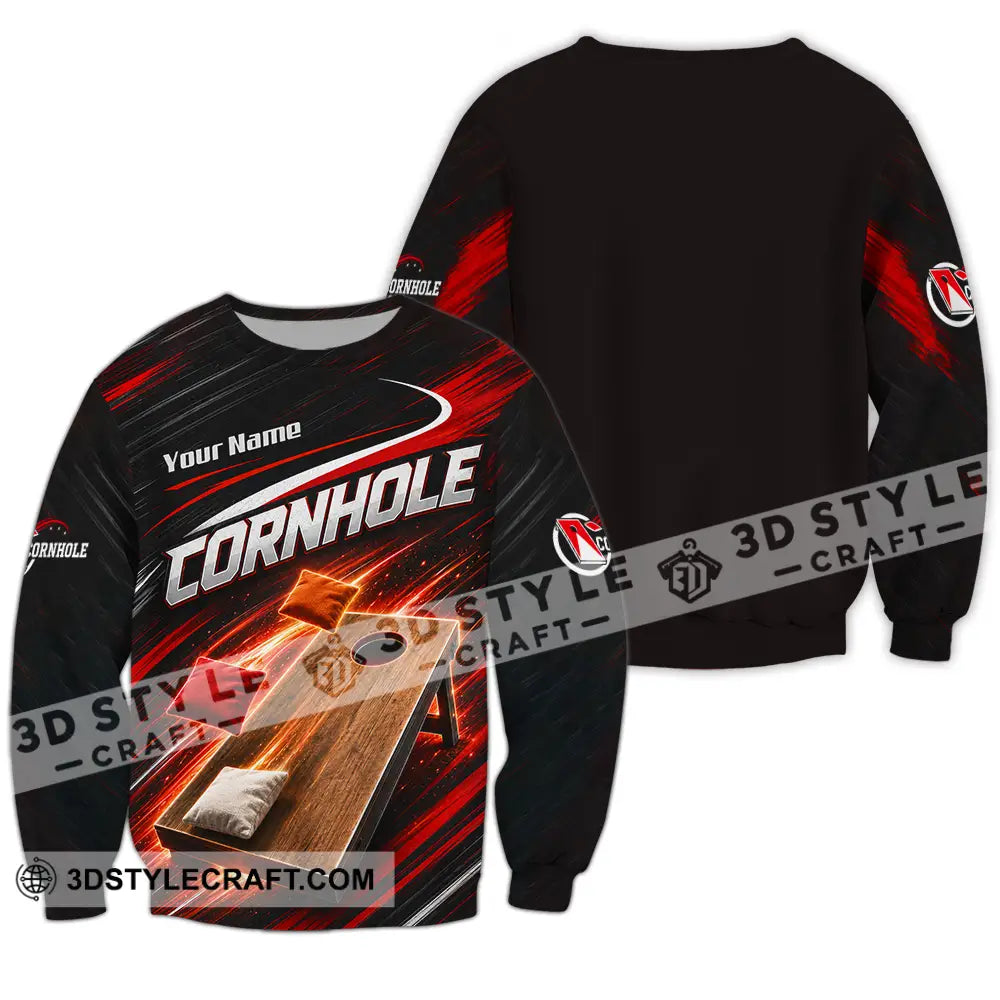 Unisex Shirt - Custom Cornhole Shirt - Long Sleeve / S - T-shirt