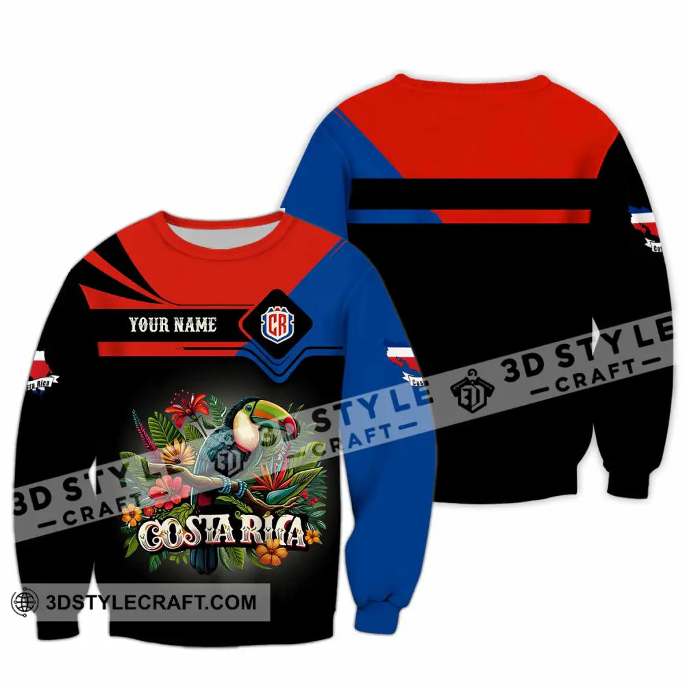 Unisex Shirt - Custom Costa Rica Shirt Long Sleeve / S T-shirt