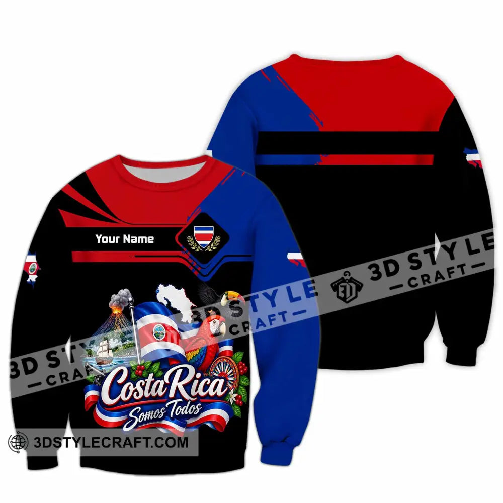 Unisex Shirt - Custom Costa Rica Shirt - Long Sleeve / S - T-shirt