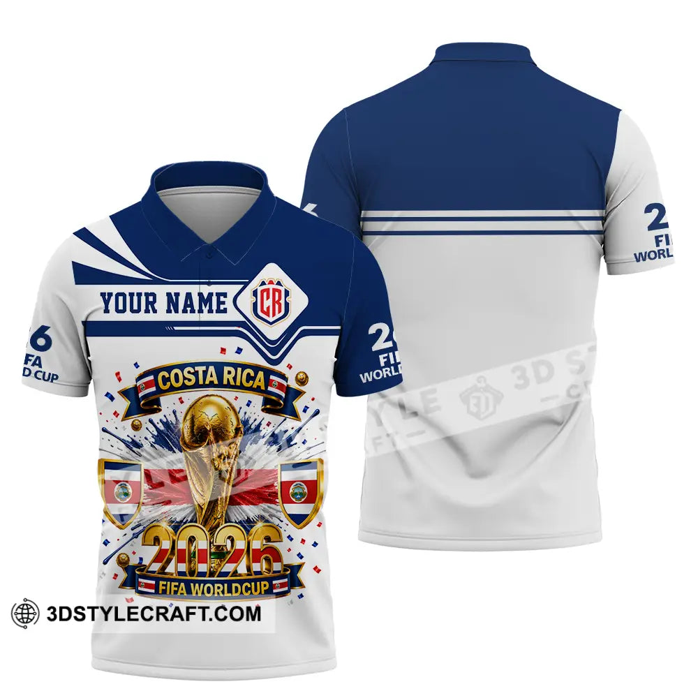 Unisex Shirt - Custom Costa Rica World Cup 2026 Shirt - Polo Shirt / S - T-shirt