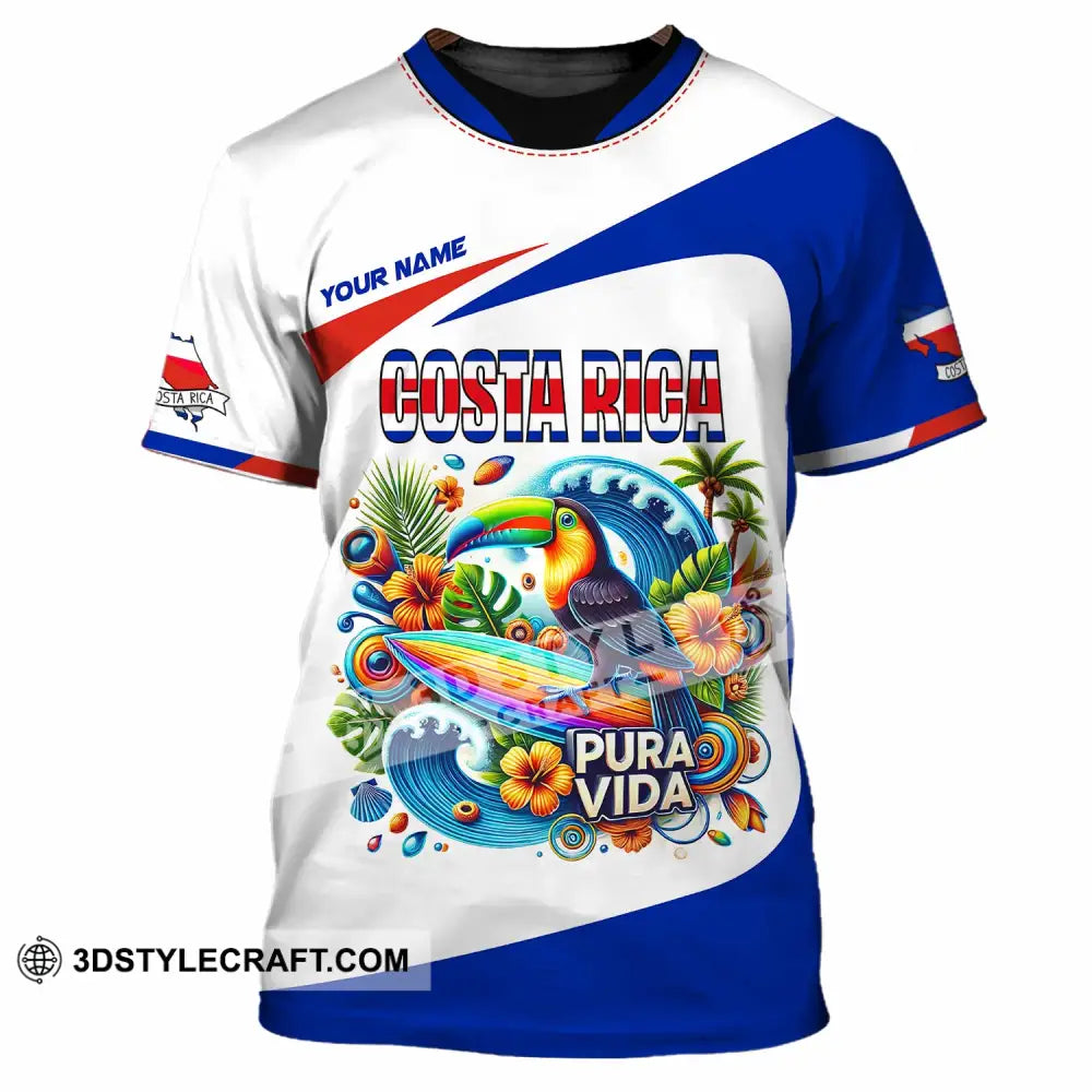 Unisex Shirt - Custom Costa Rica Shirt T-Shirt / S T-shirt