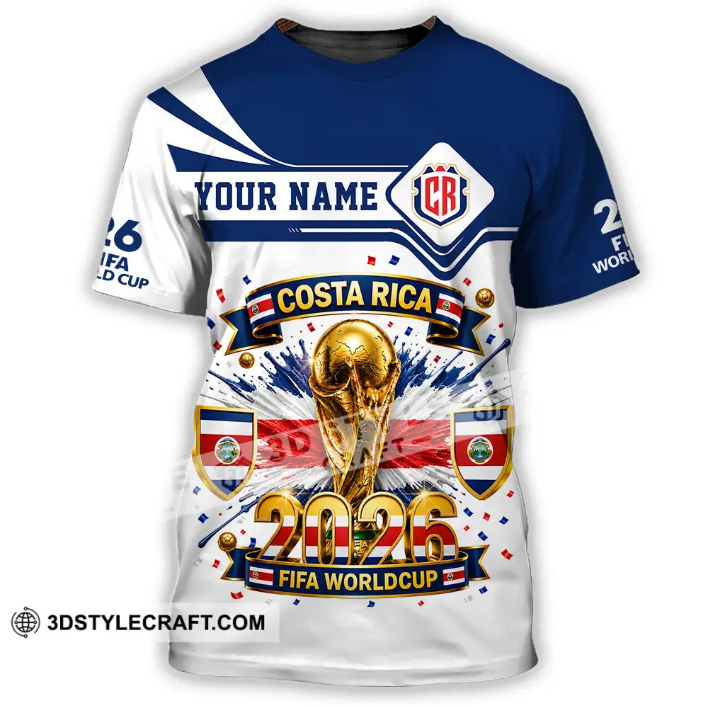 Unisex Shirt - Custom Costa Rica World Cup 2026 Shirt - T-Shirt / S - T-shirt