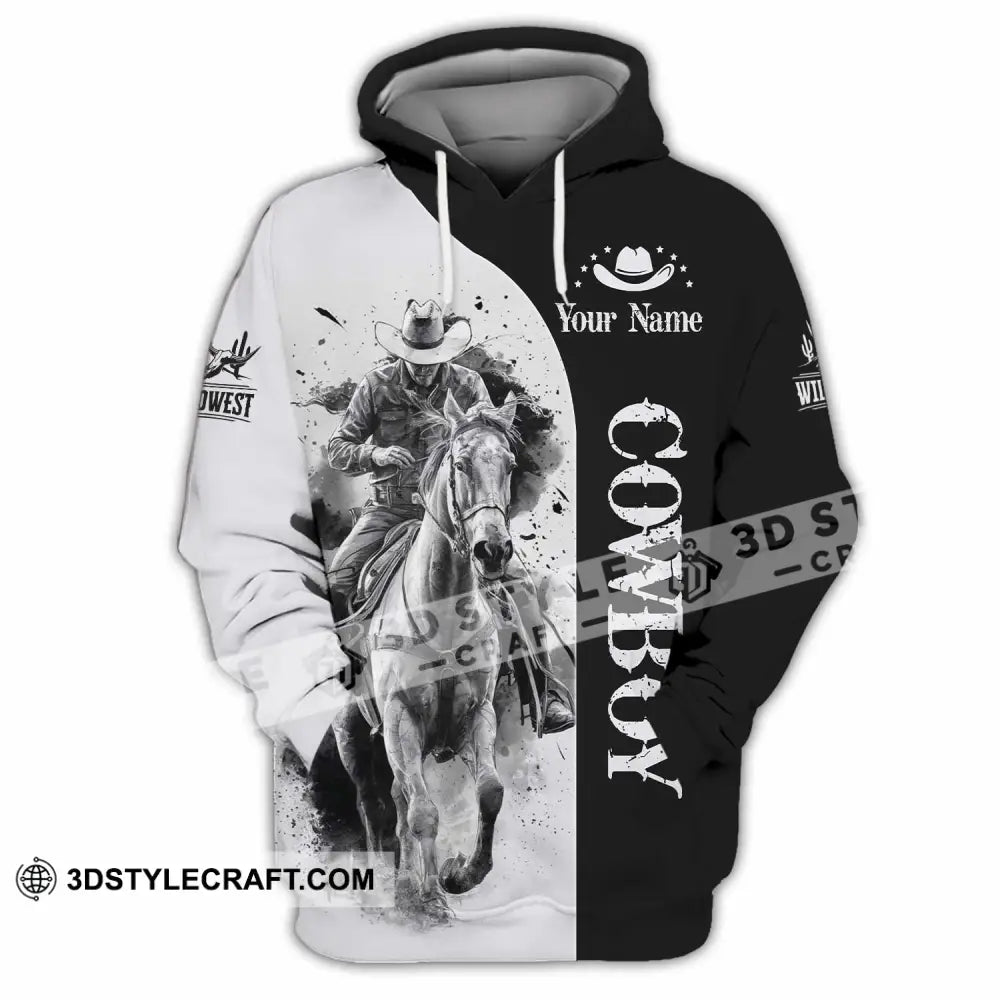 Unisex Shirt - Custom Cowboy 3D Shirt - Hoodie / S - T-shirt