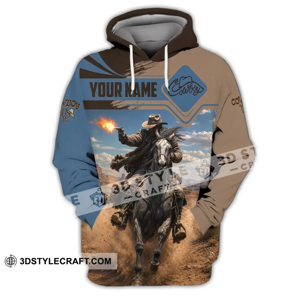 Unisex Shirt - Custom Cowboy Shirt - Hoodie / S - T-shirt