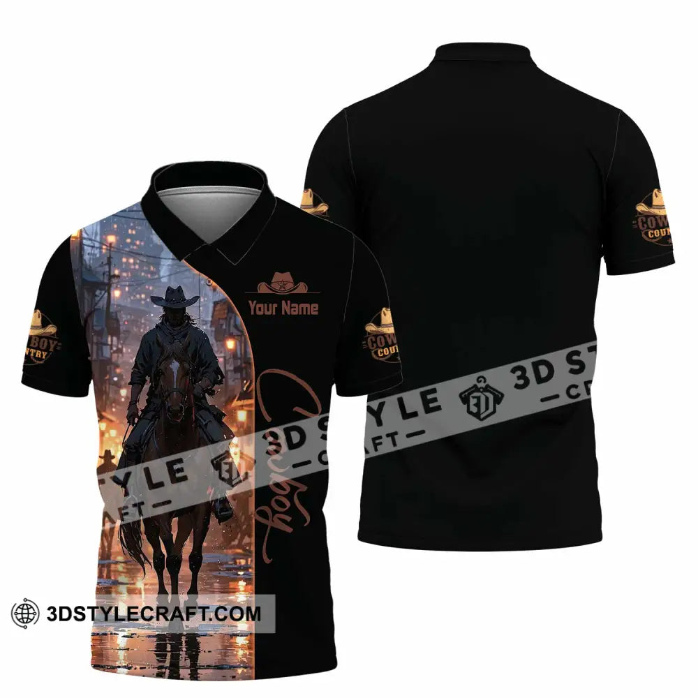 Unisex Shirt - Custom Cowboy Shirt - Polo Shirt / S - T-shirt