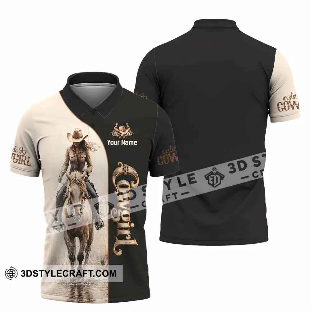 Unisex Shirt - Custom Cowgirl Shirt - Polo Shirt / S - T-shirt