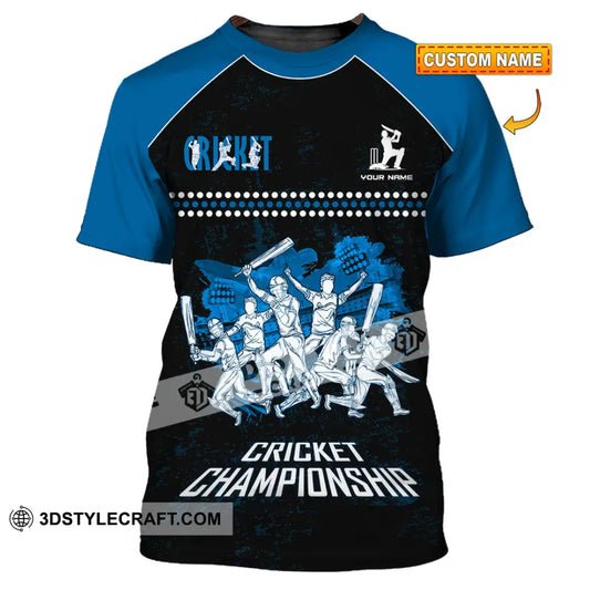 Unisex Shirt Custom Cricket Championship Shirt T shirt