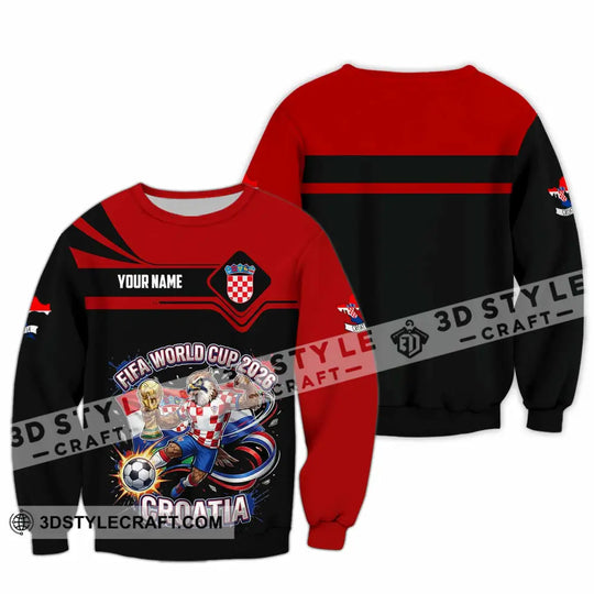Unisex Shirt - Custom Croatia 3D Shirt style option 3