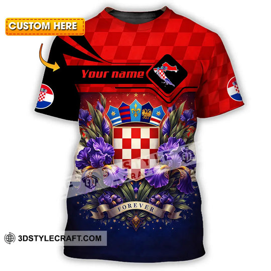 Unisex Shirt - Custom Croatia 3D Shirt style option 1