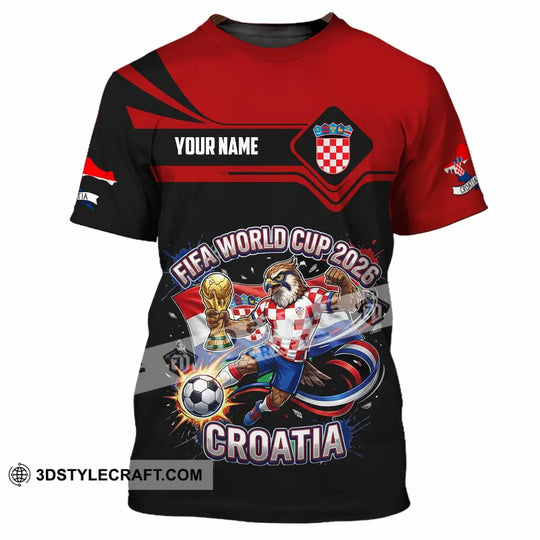 Unisex Shirt - Custom Croatia 3D Shirt style option 4