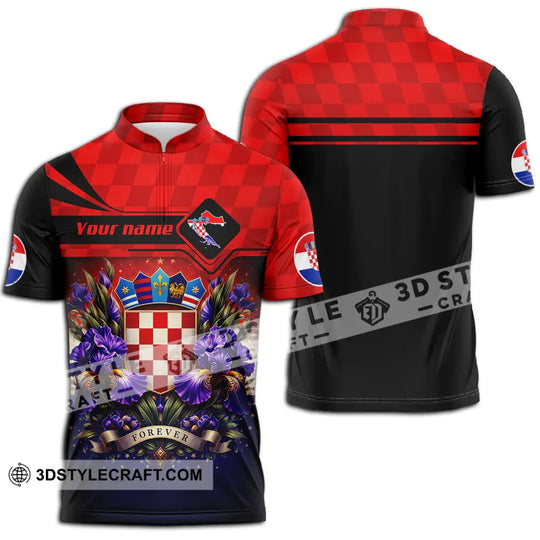 Unisex Shirt - Custom Croatia 3D Shirt style option 2