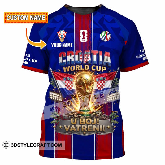 Unisex Shirt - Custom Croatia World Cup 2026 Shirt - T-shirt
