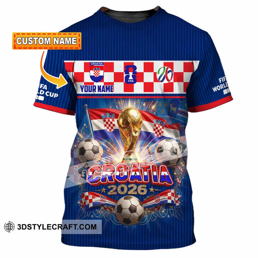 Unisex Shirt - Custom Croatia World Cup 2026 Shirt - T-shirt