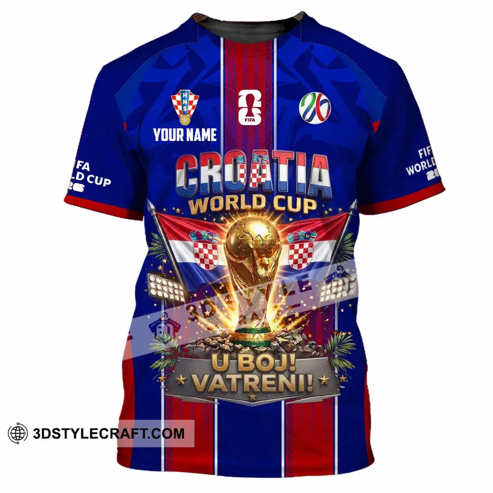 Unisex Shirt - Custom Croatia World Cup 2026 Shirt - T-Shirt / S - T-shirt