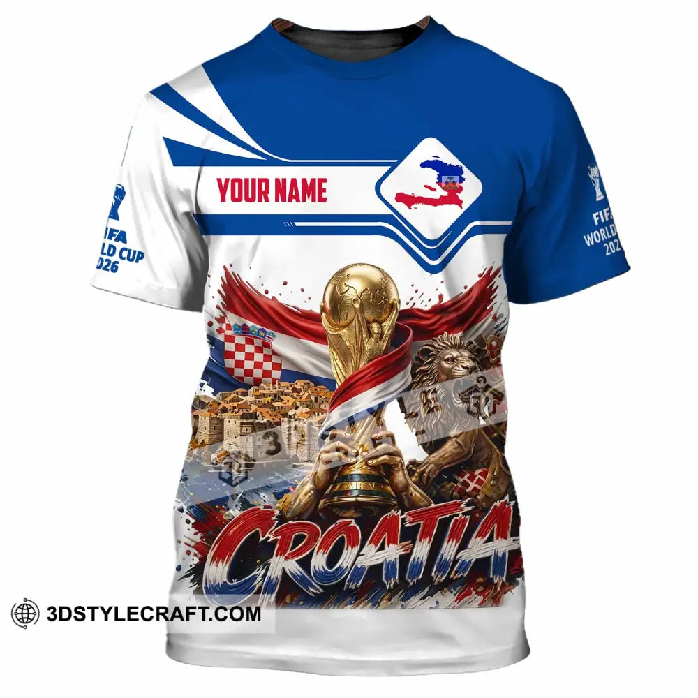 Unisex Shirt - Custom Croatia World Cup 2026 Shirt - T-Shirt / S - T-shirt