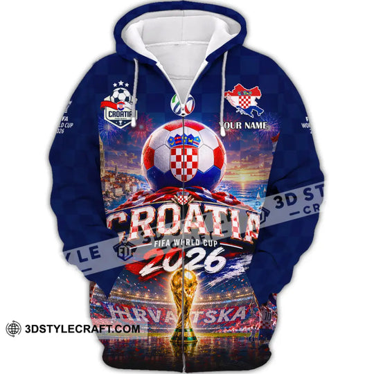 Unisex Shirt - Custom Croatia Shirt style option 3