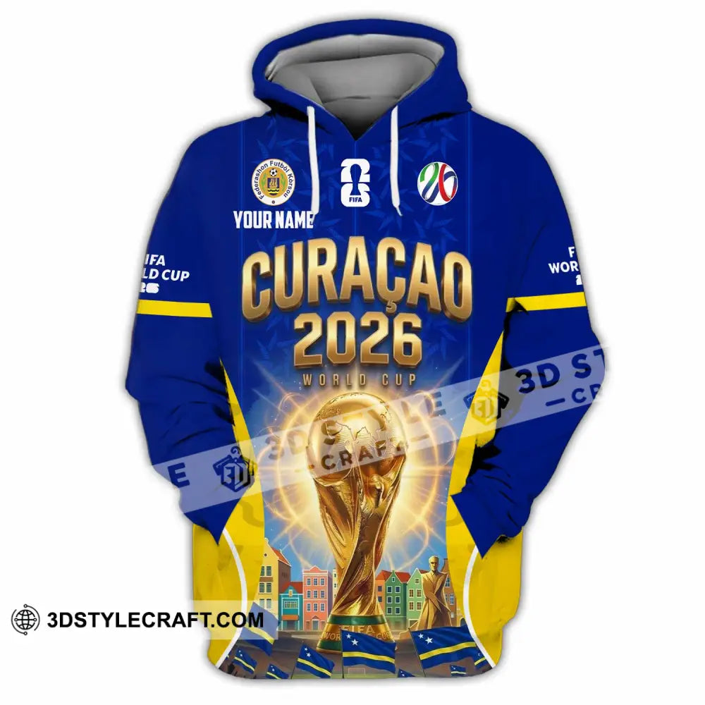 Unisex Shirt - Custom Curacao World Cup 2026 Shirt - Hoodie / S - T-shirt