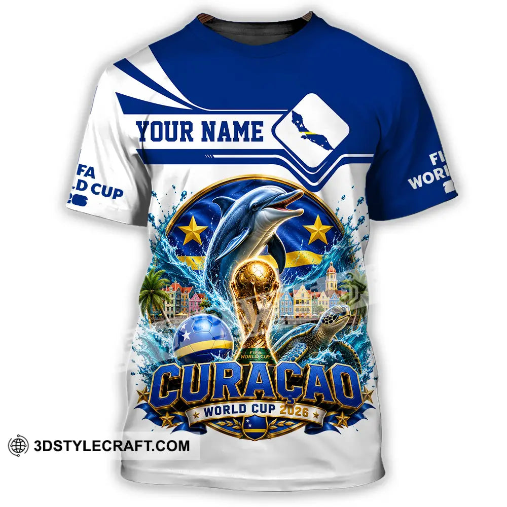 Unisex Shirt - Custom Curacao World Cup 2026 Shirt - T-Shirt / S - T-shirt