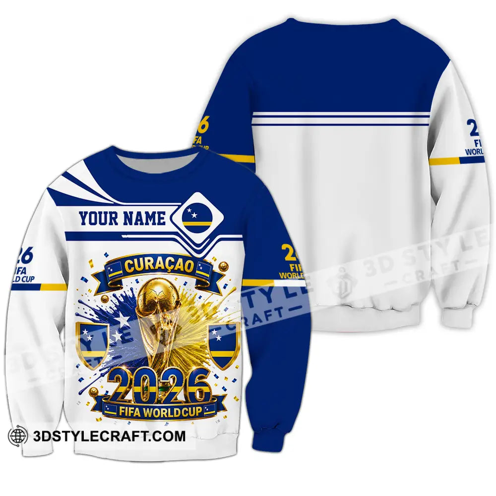 Unisex Shirt - Custom Curacao World Cup 2026 Shirt - Long Sleeve / S - T-shirt