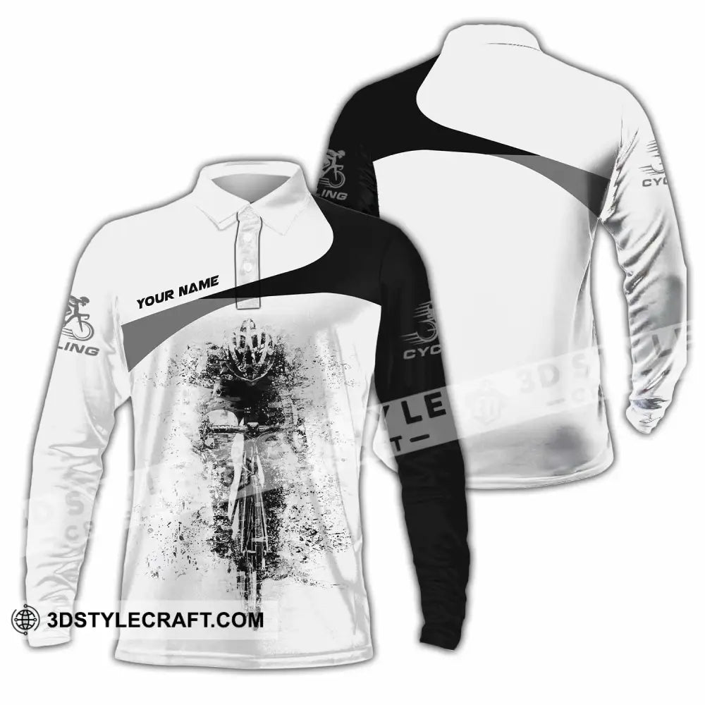 Unisex Shirt Custom Cycling Shirt Long Sleeve Polo / S T shirt
