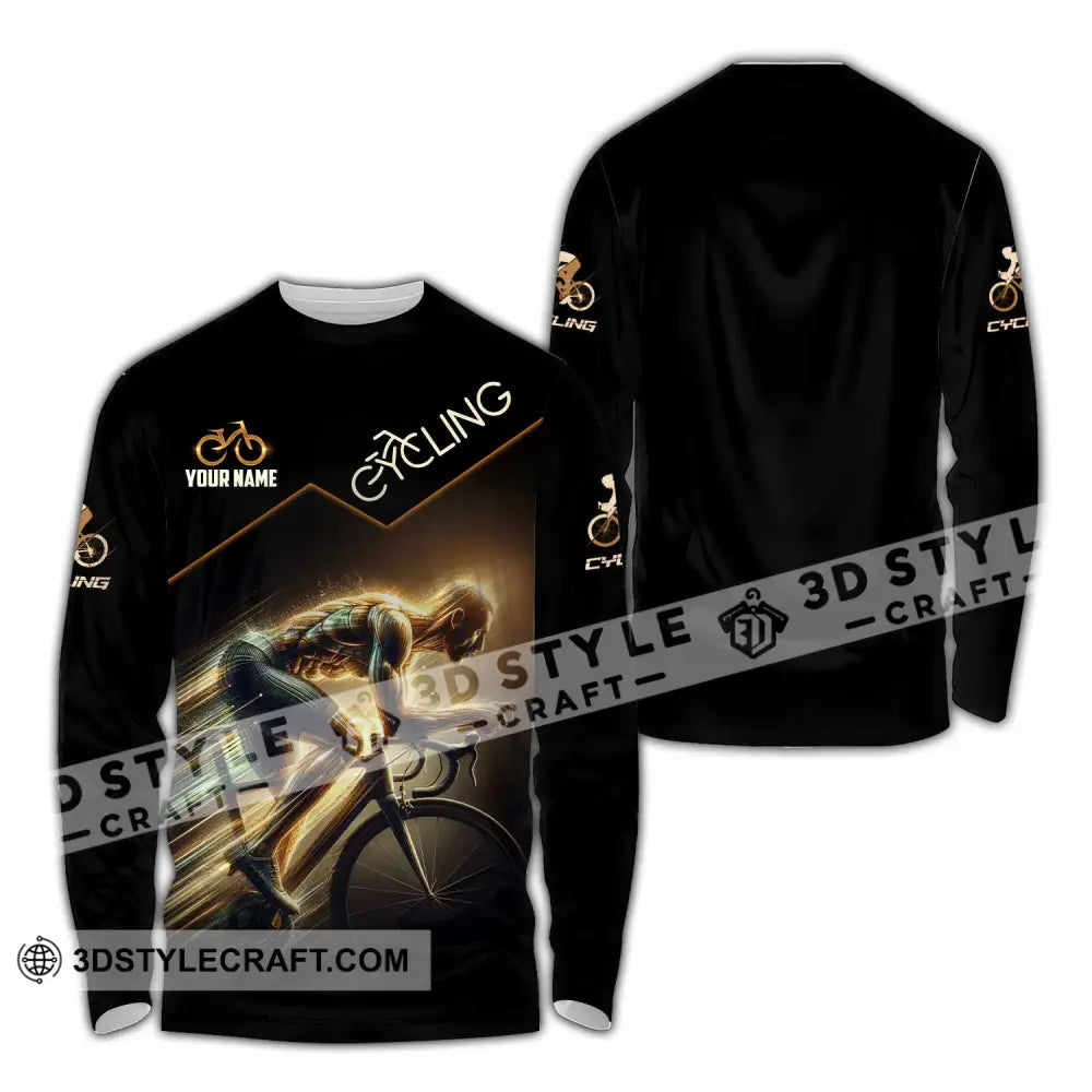 Unisex Shirt Custom Cycling Shirt Long Sleeve Shirt / S T shirt