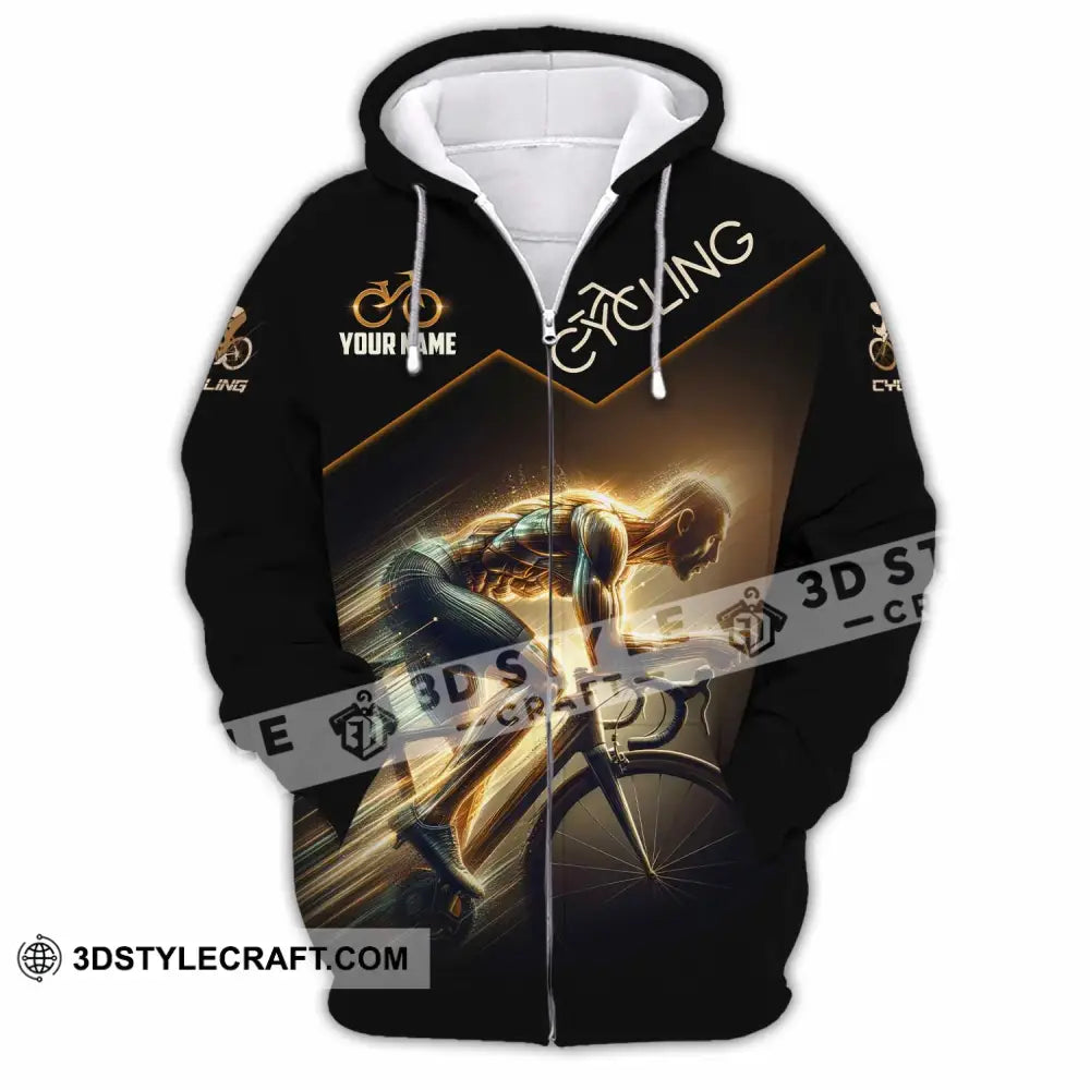 Unisex Shirt Custom Cycling Shirt Zipper Hoodie / S T shirt