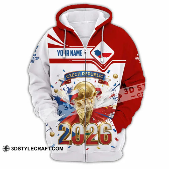 Unisex Shirt - Custom Czech Republic 3D Shirt style option 2