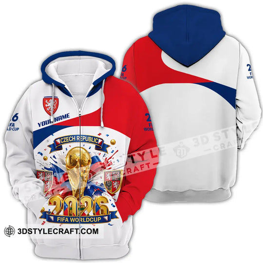 Unisex Shirt - Custom Czech Republic 3D Shirt style option 4