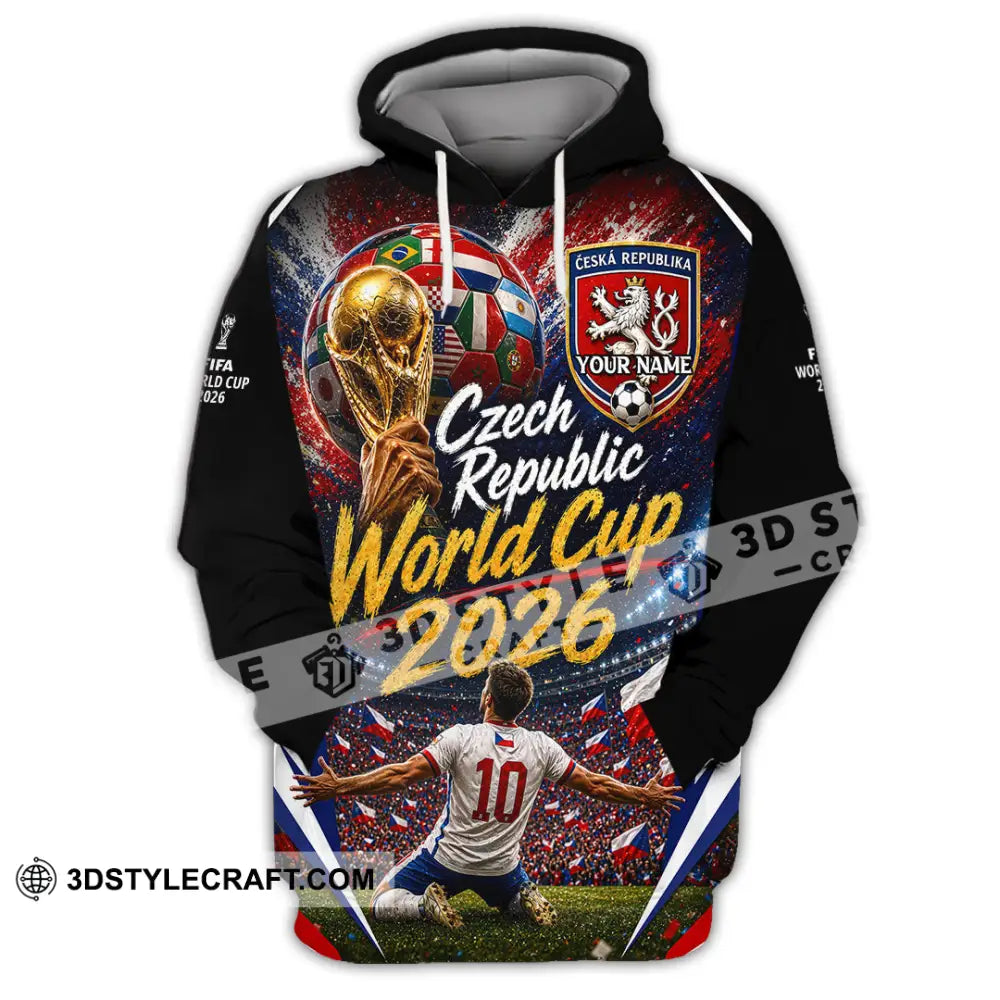 Unisex Shirt - Custom Czech Republic World Cup 2026 Shirt - Hoodie / S - T-shirt